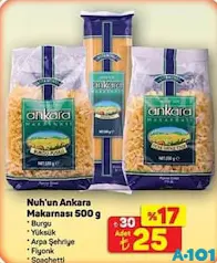NUH 'UN ANKARA MAKARNASI 500 G